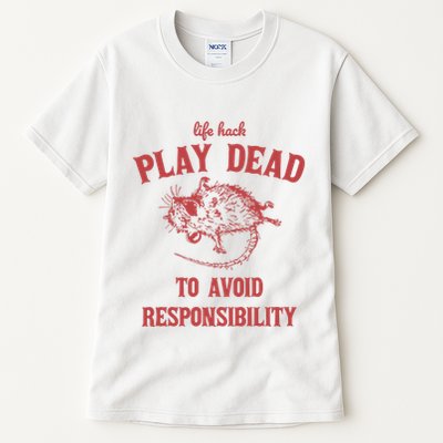 Play Dead To Avoid Responsibility Retro Tall T-Shirt