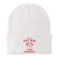 Play Dead To Avoid Responsibility Retro Beanie