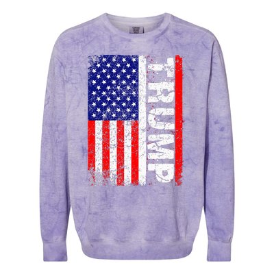 President Donald Trump Chillin Like A Felon Summer 2024 Colorblast Crewneck Sweatshirt