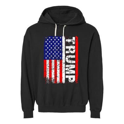 President Donald Trump Chillin Like A Felon Summer 2024 Garment-Dyed Fleece Hoodie