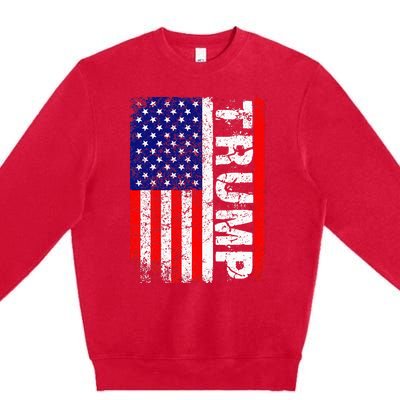 President Donald Trump Chillin Like A Felon Summer 2024 Premium Crewneck Sweatshirt