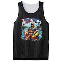 President Donald Trump Retro 80s 90s Graphic Mesh Reversible Basketball Jersey Tank