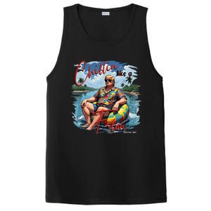 President Donald Trump Retro 80s 90s Graphic PosiCharge Competitor Tank