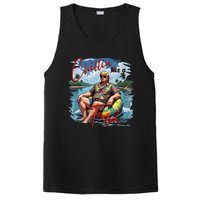 President Donald Trump Retro 80s 90s Graphic PosiCharge Competitor Tank