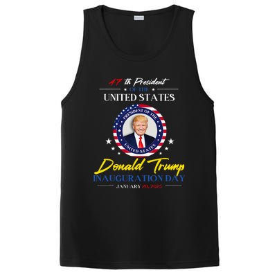 President Donald Trump Inauguration Day 2025 47th President PosiCharge Competitor Tank