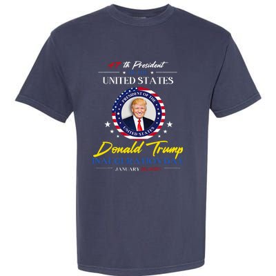 President Donald Trump Inauguration Day 2025 47th President Garment-Dyed Heavyweight T-Shirt