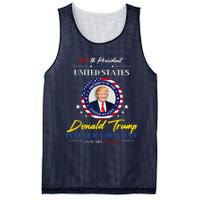 President Donald Trump Inauguration Day 2025 47th President Mesh Reversible Basketball Jersey Tank