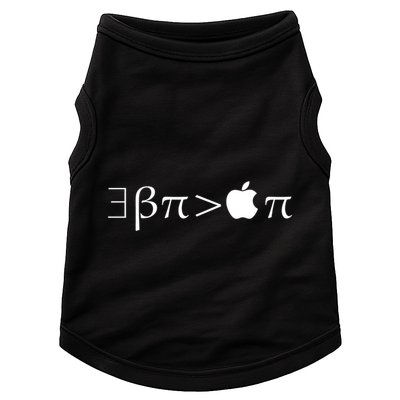 Pi Day There Exists Better Pie Greater Than Apple Pie  Pun Gift Doggie Tank