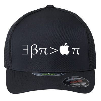 Pi Day There Exists Better Pie Greater Than Apple Pie  Pun Gift Flexfit Unipanel Trucker Cap