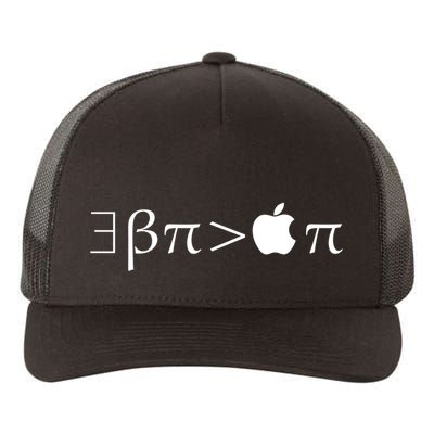 Pi Day There Exists Better Pie Greater Than Apple Pie  Pun Gift Yupoong Adult 5-Panel Trucker Hat