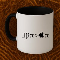 Pi Day There Exists Better Pie Greater Than Apple Pie  Pun Gift Mug