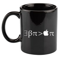 Pi Day There Exists Better Pie Greater Than Apple Pie  Pun Gift 11oz C Handle Ceramic Mug