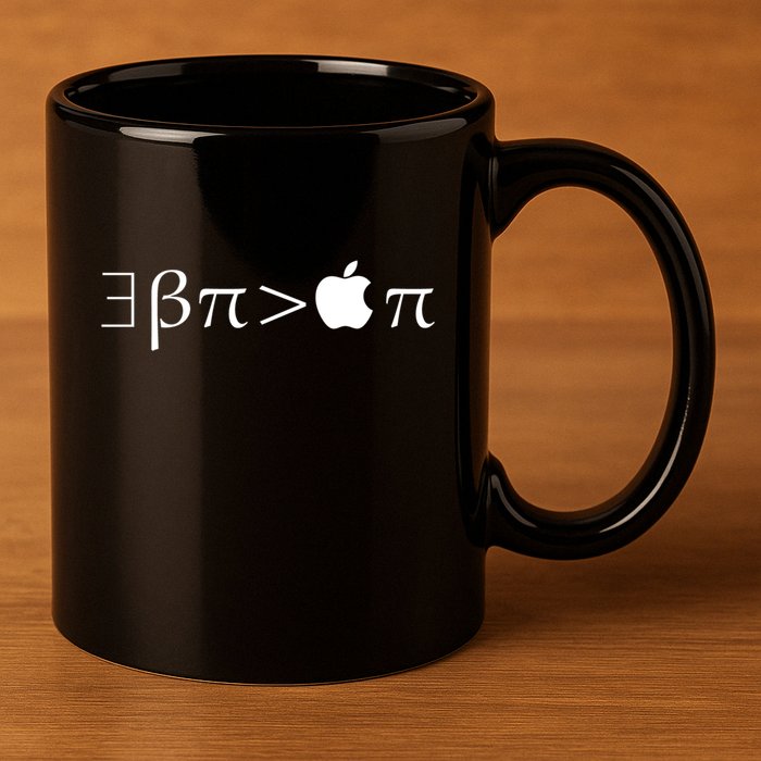 Pi Day There Exists Better Pie Greater Than Apple Pie  Pun Gift 11oz C Handle Ceramic Mug