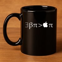 Pi Day There Exists Better Pie Greater Than Apple Pie  Pun Gift 11oz C Handle Ceramic Mug