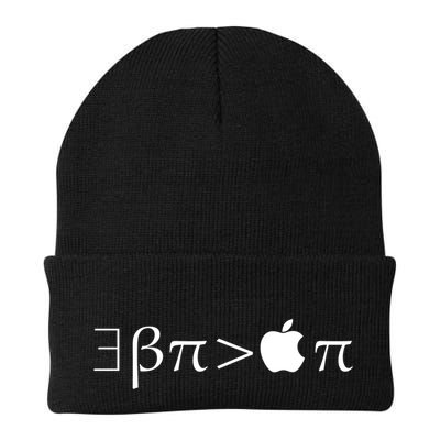 Pi Day There Exists Better Pie Greater Than Apple Pie  Pun Gift Beanie