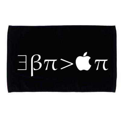Pi Day There Exists Better Pie Greater Than Apple Pie  Pun Gift Microfiber Hand Towel