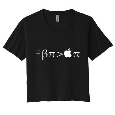 Pi Day There Exists Better Pie Greater Than Apple Pie  Pun Gift Crop Top