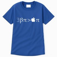 Pi Day There Exists Better Pie Greater Than Apple Pie  Pun Gift Tall T-Shirt