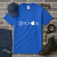 Pi Day There Exists Better Pie Greater Than Apple Pie  Pun Gift Tall T-Shirt