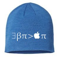 Pi Day There Exists Better Pie Greater Than Apple Pie  Pun Gift Sustainable Beanie