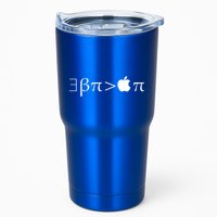 Pi Day There Exists Better Pie Greater Than Apple Pie  Pun Gift Tumbler