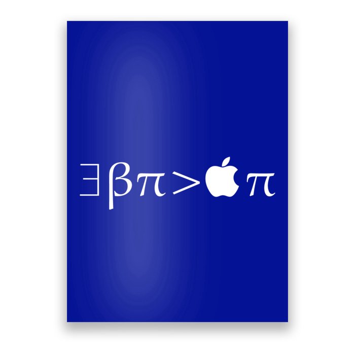 Pi Day There Exists Better Pie Greater Than Apple Pie  Pun Gift Poster