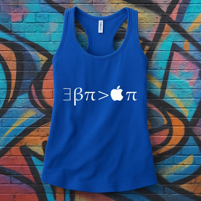 Pi Day There Exists Better Pie Greater Than Apple Pie  Pun Gift Womens Tank Top