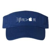 Pi Day There Exists Better Pie Greater Than Apple Pie  Pun Gift Visor