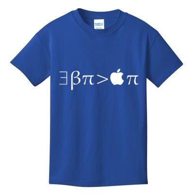 Pi Day There Exists Better Pie Greater Than Apple Pie  Pun Gift Kids T-Shirt
