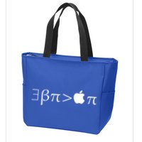 Pi Day There Exists Better Pie Greater Than Apple Pie  Pun Gift Zip Tote Bag