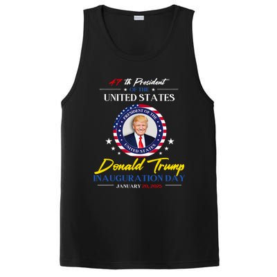 President Donald Trump Inauguration Day 2025 47th President PosiCharge Competitor Tank