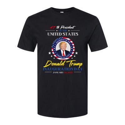 President Donald Trump Inauguration Day 2025 47th President Softstyle CVC T-Shirt