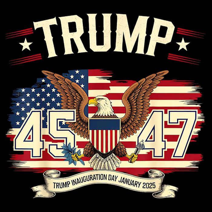 President Donald Trump Inauguration Day 2025 Memorabilia America Flag Design 16 in Basic Backpack