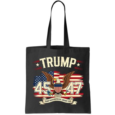 President Donald Trump Inauguration Day 2025 Memorabilia America Flag Design Bag