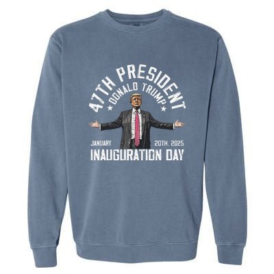 President Donald Trump Inauguration Day 2025 Memorabilia Garment-Dyed Sweatshirt