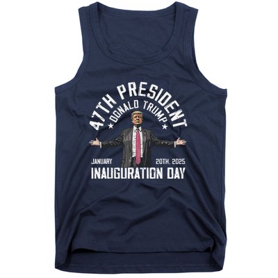 President Donald Trump Inauguration Day 2025 Memorabilia Tank Top