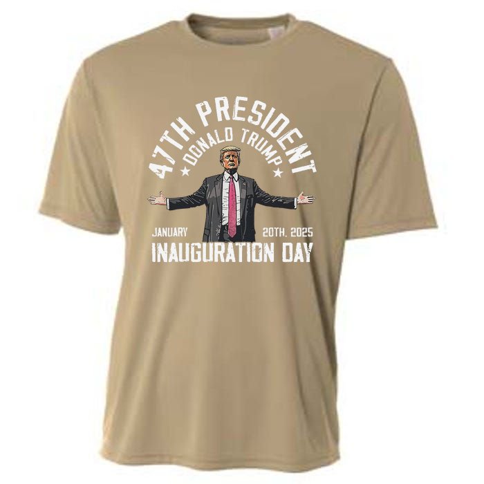 President Donald Trump Inauguration Day 2025 Memorabilia Cooling Performance Crew T-Shirt