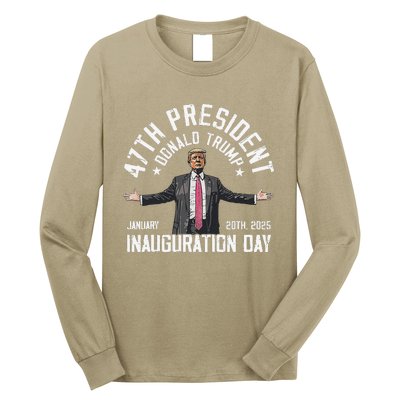 President Donald Trump Inauguration Day 2025 Memorabilia Long Sleeve Shirt