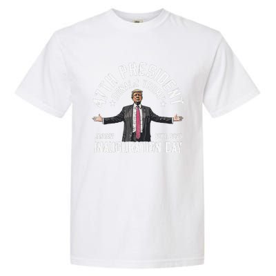 President Donald Trump Inauguration Day 2025 Memorabilia Garment-Dyed Heavyweight T-Shirt