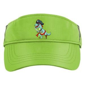 Pirate Dinosaur T Rex Funny Tyrannosaurus Halloween Adult Drive Performance Visor