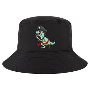 Pirate Dinosaur T Rex Funny Tyrannosaurus Halloween Cool Comfort Performance Bucket Hat