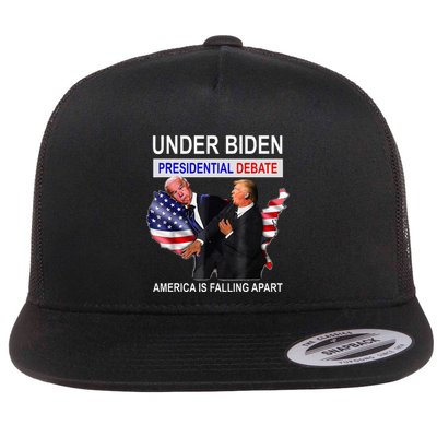 Presidential Debate Under Biden America Is Falling Apart Flatbill Hat