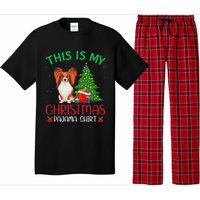 Papillon Dog Ugly Xmas Party This Is My Christmas Pajama Pajama Set