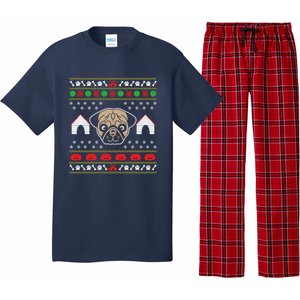 Pug Dog Ugly Christmas Pajama Set