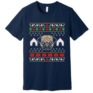 Pug Dog Ugly Christmas Premium T-Shirt