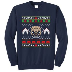 Pug Dog Ugly Christmas Tall Sweatshirt