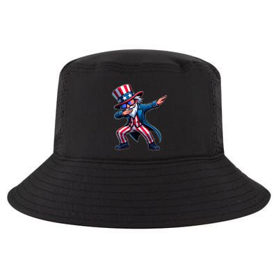 Patriotic Dabbing Uncle Sam Usa 4th Of July Cool Comfort Performance Bucket Hat