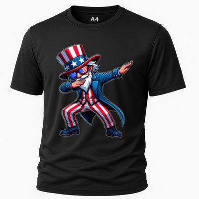 Patriotic Dabbing Uncle Sam Usa 4th Of July Performance Shirt