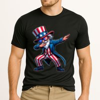 Patriotic Dabbing Uncle Sam Usa 4th Of July Cooling Performance Crew T-Shirt