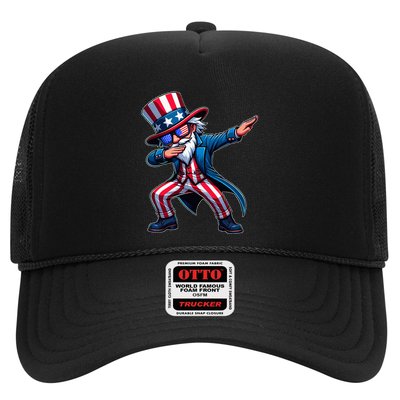 Patriotic Dabbing Uncle Sam Usa 4th Of July Trucker Hat